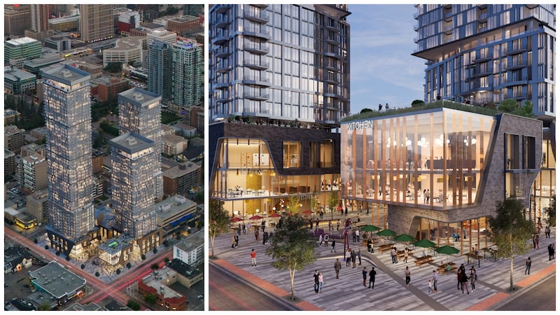 Calgary’s 17th Avenue to see triple high-rise towers constructed on 4th Street 