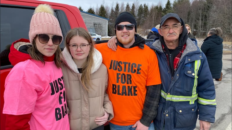 ‘We need answers’: Family of snowmobiler fatally struck by fire truck protests outside RCMP detachment