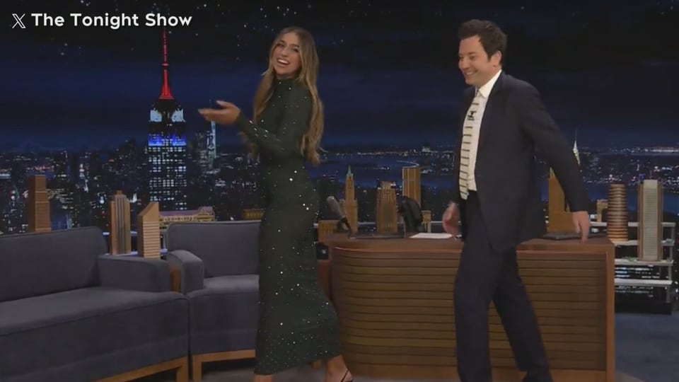 Tate McRae on the Tonight Show