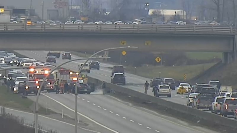 1 hospitalized after crash on Highway 1 in Chilliwack